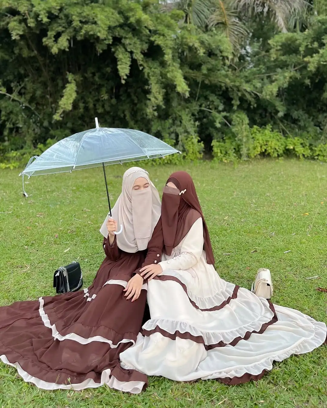 فستان عربي فضفاض أنيق وعصري بأكمام طويلة على طراز الشرق الأوسط #5