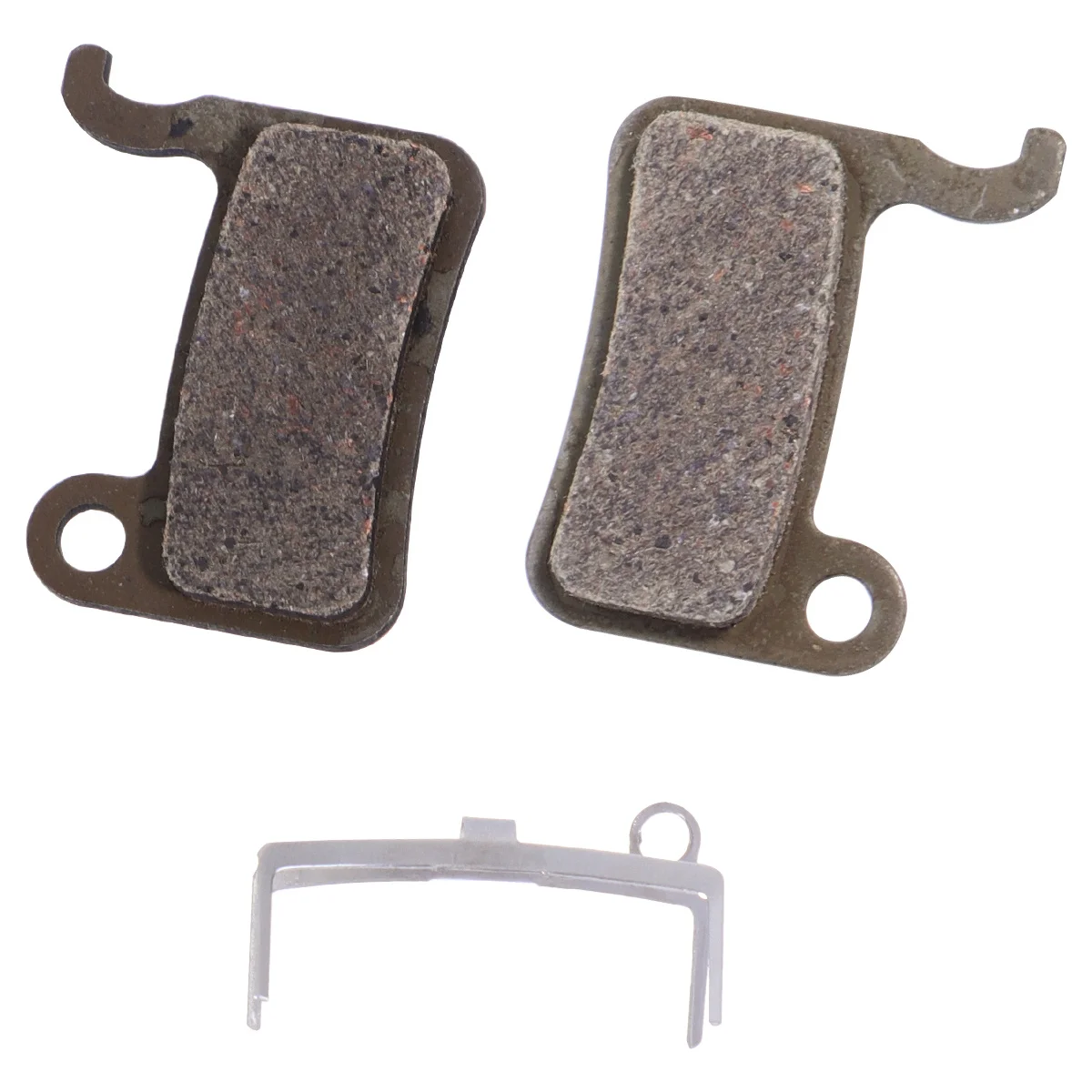 2Sets Resin Brake Pads Semi-Metallic High Performance Wear-Resistant Quiet Disc Compatible Brake Pad Replacement