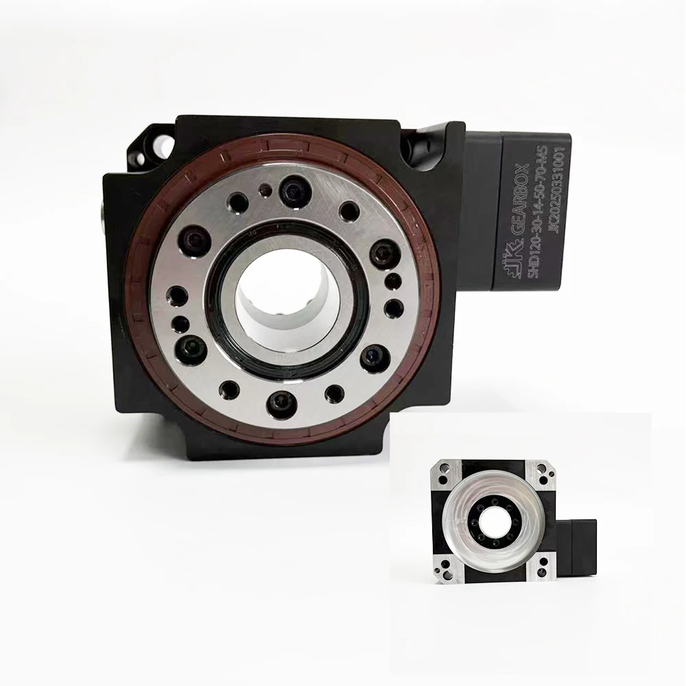 ODM 200W 1 HP Hollow Rotating Platform Planetary Gear Reducer 30:1 IP55 Servo Motor Heavy Loading Cross Roller Bearing Robot