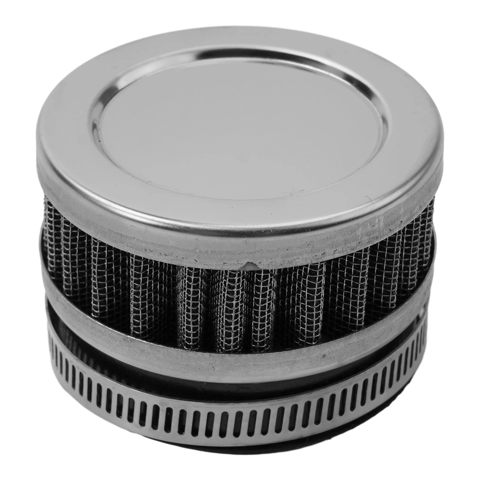 New Practical High Quality Garden Office Air Filter Cleaner Replacement Accessories Black + Silver Round Tapered