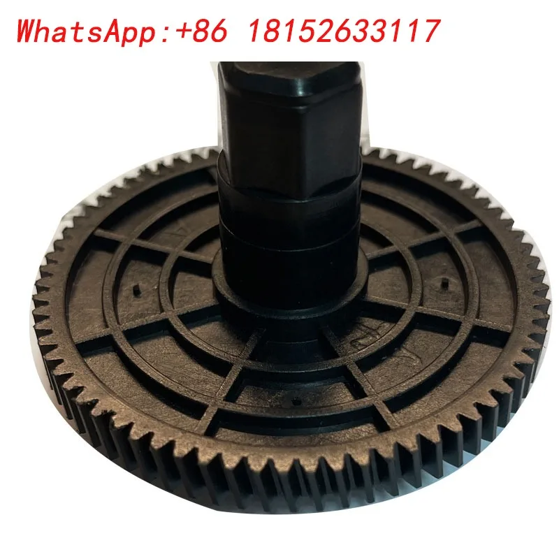 Massage Pillow Gear Shell Shawl Movement Accessories Plastic Hexagonal Shape Black 74mm Diameter MM