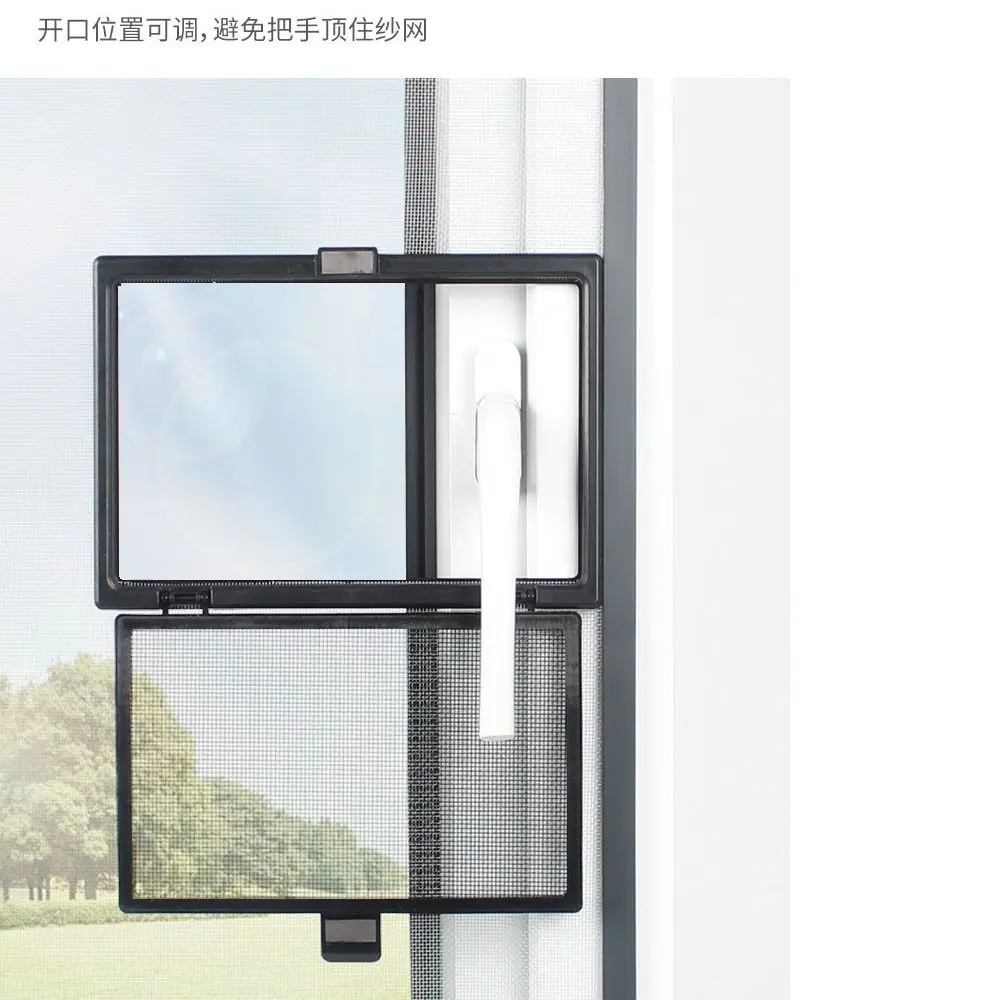 External Opening DIY Window Screen Invisible Removable Small Windows Anti-Fly Anti-Mosquito Window Mesh Screen Kitchen