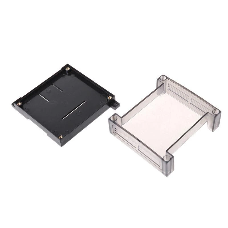 U2JC Transparent Plastic Industrial Control Box Panel Enclosure Case Din Project Electronic DIY PCB Shell