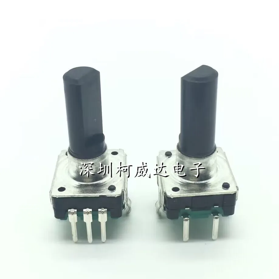 1pc 360 Degree EC12 Rotary Encoder RE12 Audio Encoder Coding 5Pin 24 Position With Push Button Switch Handle 12mm 14mm 19mm