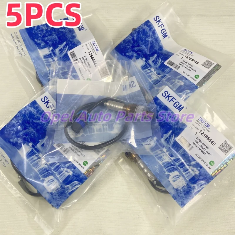 5 Piezas OEM # Sensor de Oxígeno Original 12586646 Lambda/Sensor de Relación Aire-Combustible para Cadillac, Pontiac Solstice, Saturn Sky