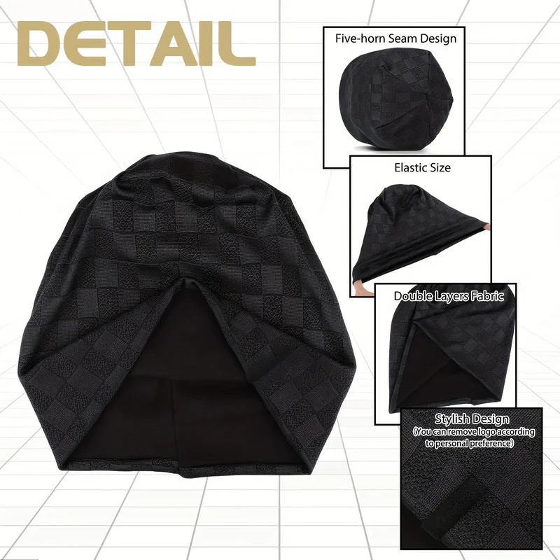 Beanie Skull Cap Unisex Multifunction Loose Knit Hat with Slight Stretch Autumn Winter Warm Essential for Festive Occasions
