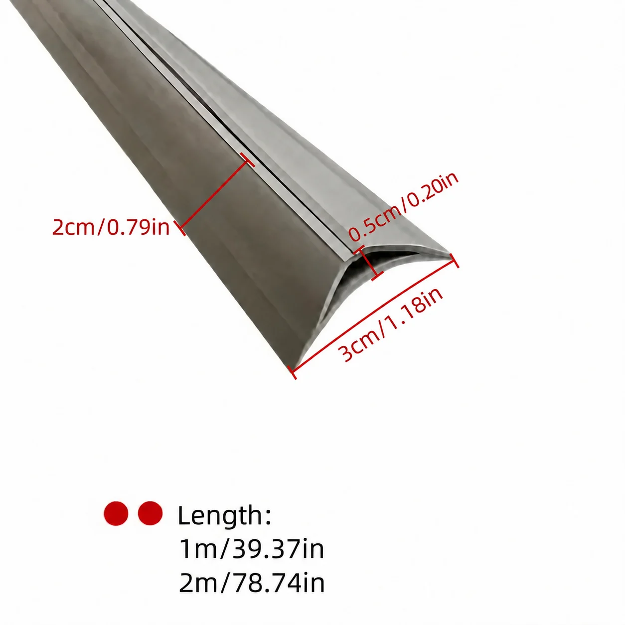1PC 1M/2M PVC Self Adhesive Cable Hider Baseboard, Skirting Board Corner Trim with Concealed Wire Channel for Wall Floor Edges