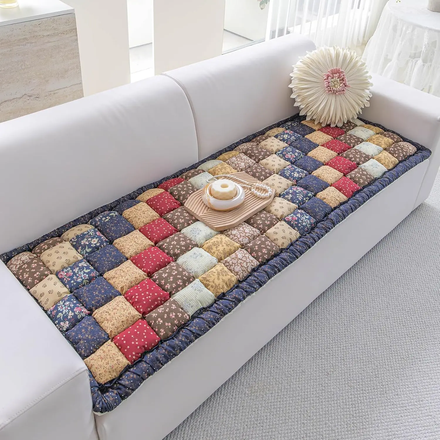 Couch Cover for Dogs, Non Slip Pet Couch Covers for Sofa Washable Anti Slip Couch Covers for 3 Cushion Couch Sofa Pet Friendly