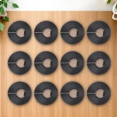 12Pcs Pipe Decoration Cover PVC Plastic Heating Radiator Wall Pipeline Hole Cover Water Accessory Corrosion Resistant