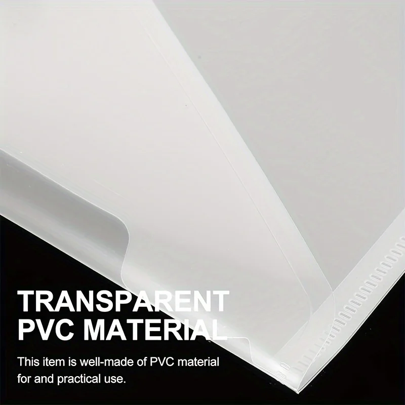 A5 حقيبة مجلد 10 قطعة البلاستيك الشفاف مقاومة للماء حامل الملفات ملف ورقة اللوازم المكتبية وثائق ورقة حماة