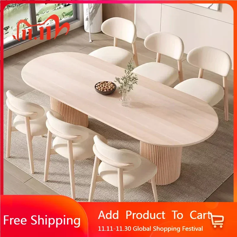 

Садовый гостиной, обеденный стол, дизайнерский офисный письменный кабинет, удлиняющий стол для творчества, современный ресторан, мебель Mesas De Comedor