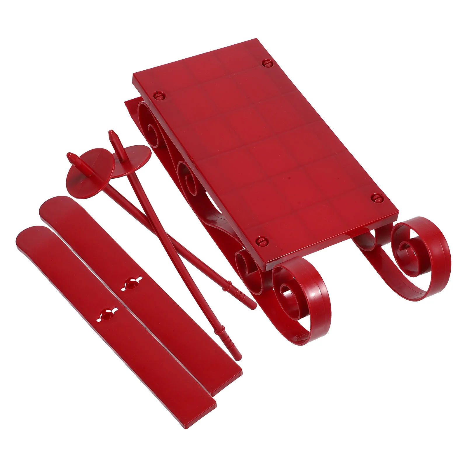 

Party Christmas Tree Ornaments Exquisite Sled Adornment Artificial Miniature Skis