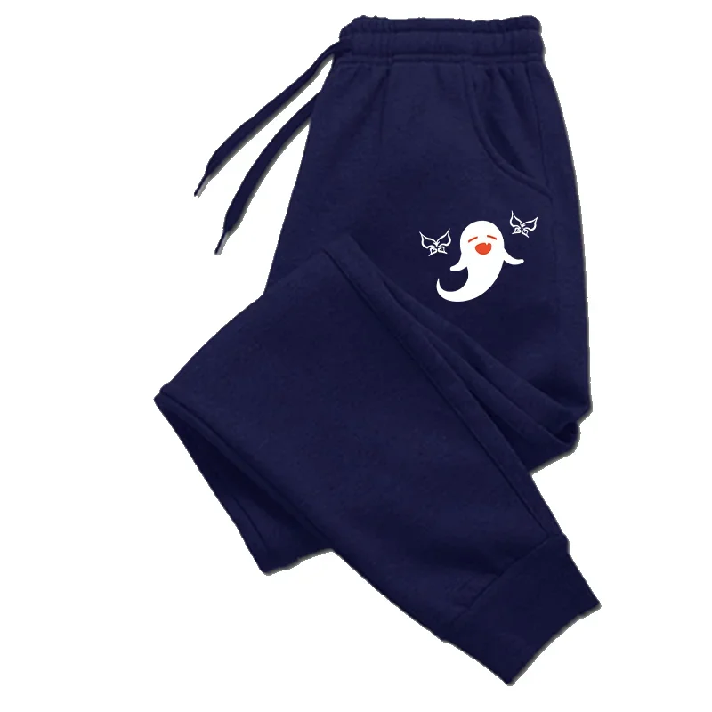 New Cute Cartoon Printed Women Sweatpants High Waist Casual Drawstring Trousers Womens Sports Fitness Solid Jogging Pants