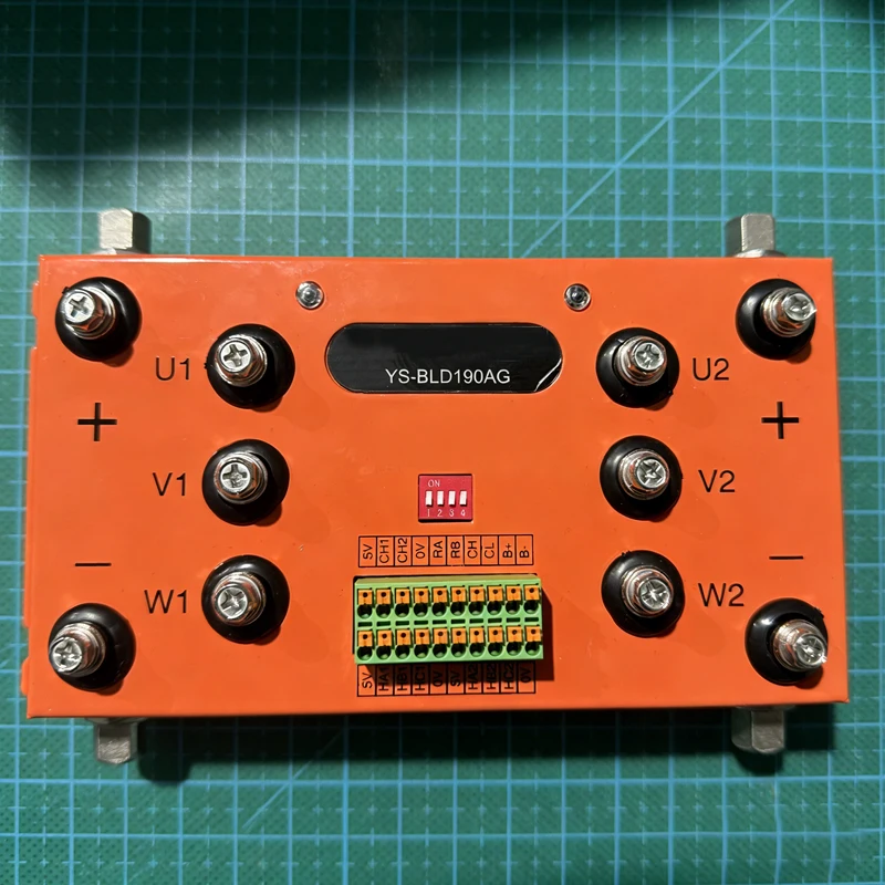 1PCS RC Tracked Vehicle Dual-Channel Brushless Motor Controller 15-100V Voltage 2000W Driver DIY Accessory for Lawn Mower Model