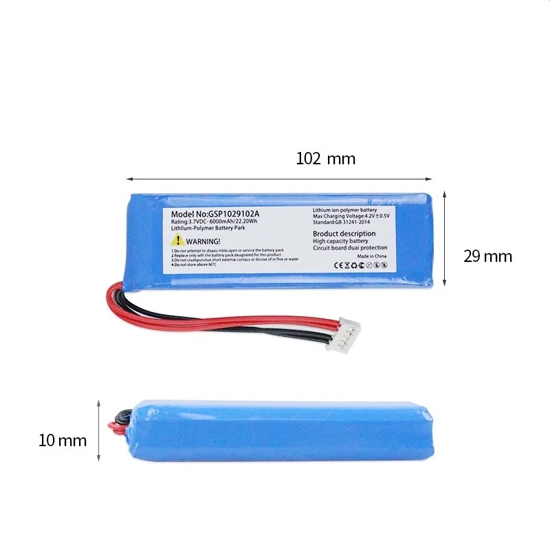 Two versions Original For JBL Charge2 Charge 2+ 6000mAh Battery 210SL For JBL Charge 2plus 310SL For JBL Charge 3 Audio Battery