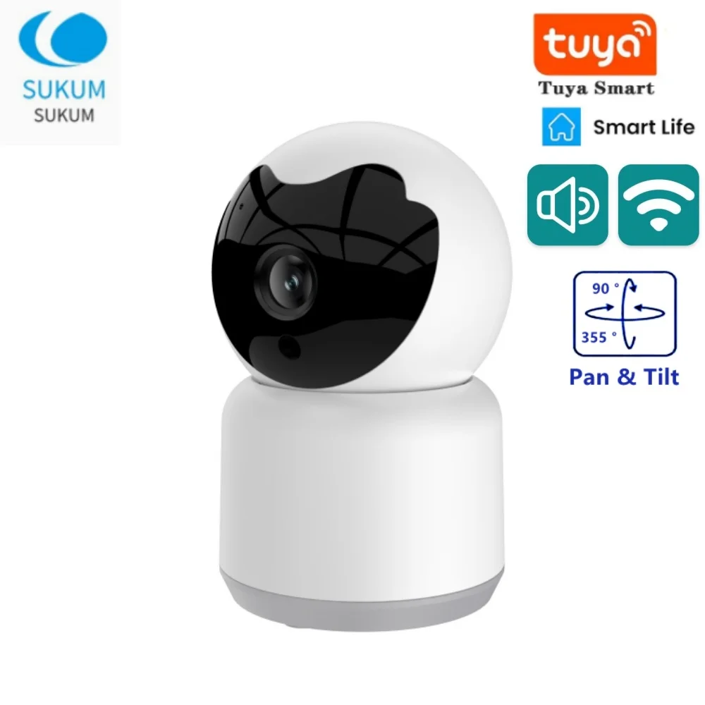 

1080P IP WiFi Camera Surveillance Security Baby Monitor Automatic Tracking Tuya Smart Home Camera Indoor