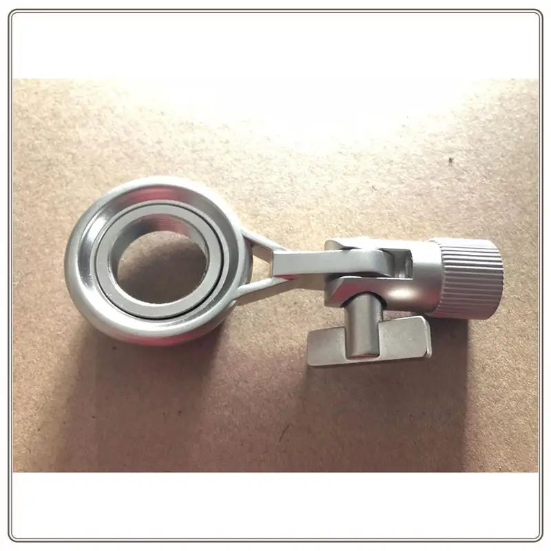 ملحقات حامل ميكروفون موثوقة، مشبك ميكروفون معدني فضي، تعديل زاوية بسيط مرن مناسب، ملحقات حامل الميكروفون Mic Cli