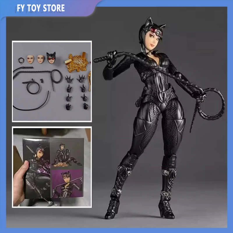 

KO Kaiyodo Revoltech Amazing Yamaguchi Revoltech Series Catwoman Selina Kyle Batman Genuine Figure Model Figurine collection Toy