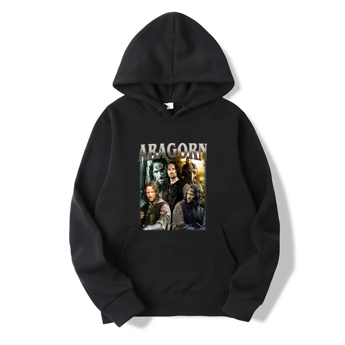 Aragorn Hooded sweatshirt Vintage 90' Classic Bootleg long sleeves