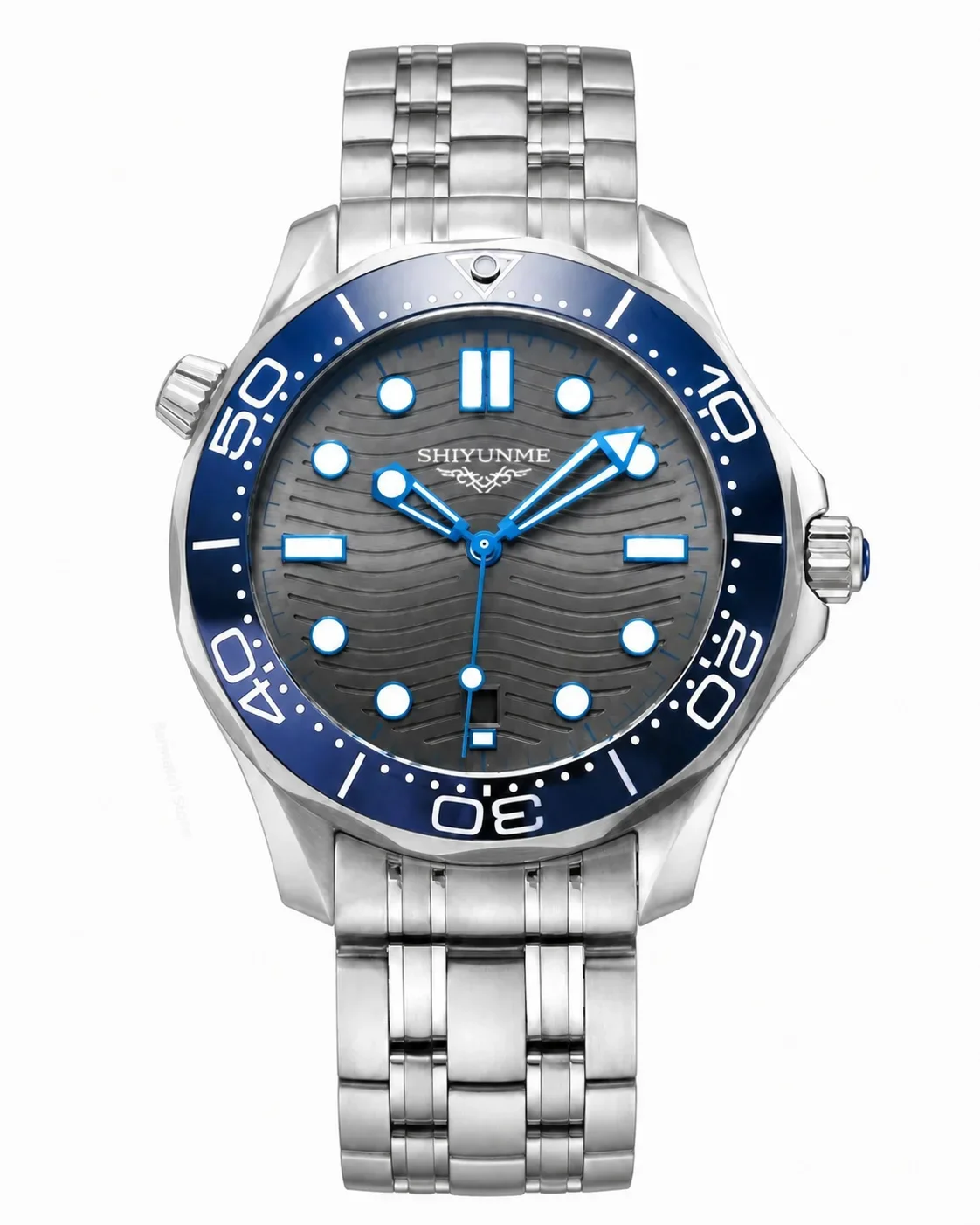 42mm Automatic Mechanical Men's Watch, 904L Stainless Steel Case, Full-Featured, World Time