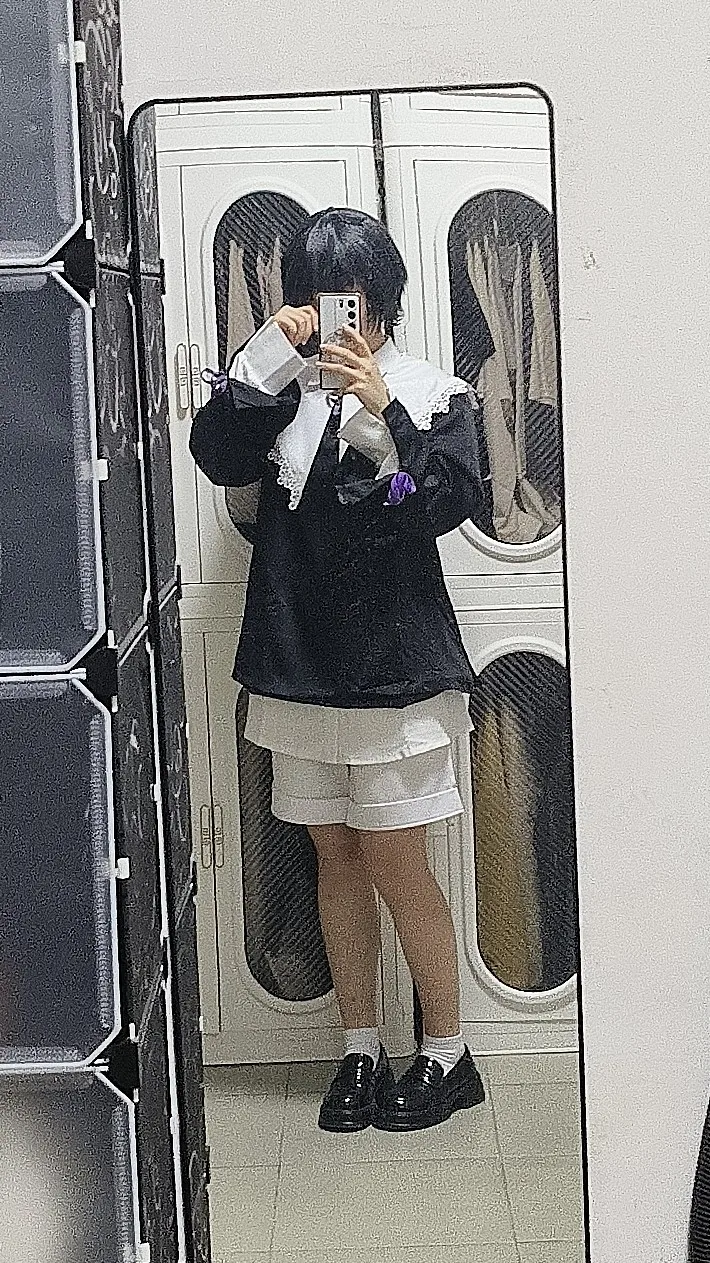 ES New Sakuma Ritsu Cosplay Costume Halloween Christmas Role Playing Party Comic Costume Ensemble stars bow tie+Tops+Pants+Shirt