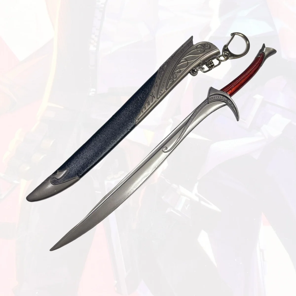 Espada de metal katana, 8.6 polegadas, o senhor dos anéis, sabre samurai original, faca ninja, katana japonesa, acessórios de cosplay, brinquedo adereço