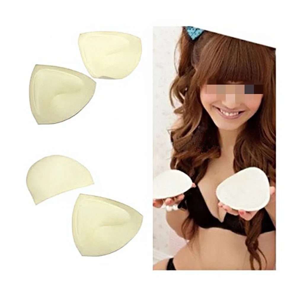 L-Vormige Bikini Badmode Dikker Spons Borstkussen