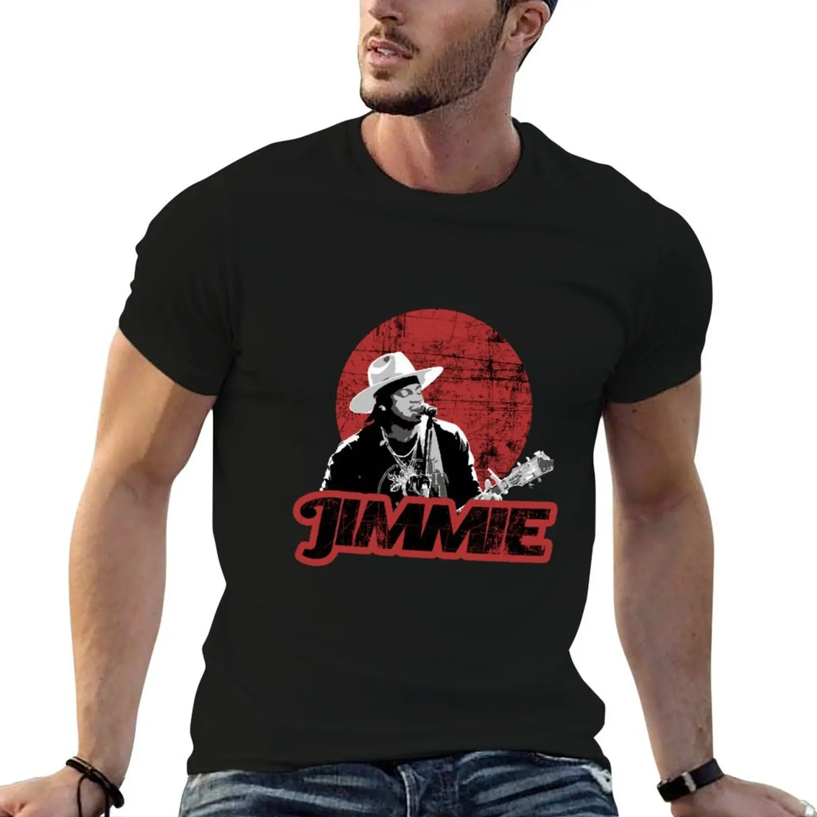jimmie allen Musicjimmie allen 2022 art T-Shirt customs design your own Short sleeve tee shirts men graphic