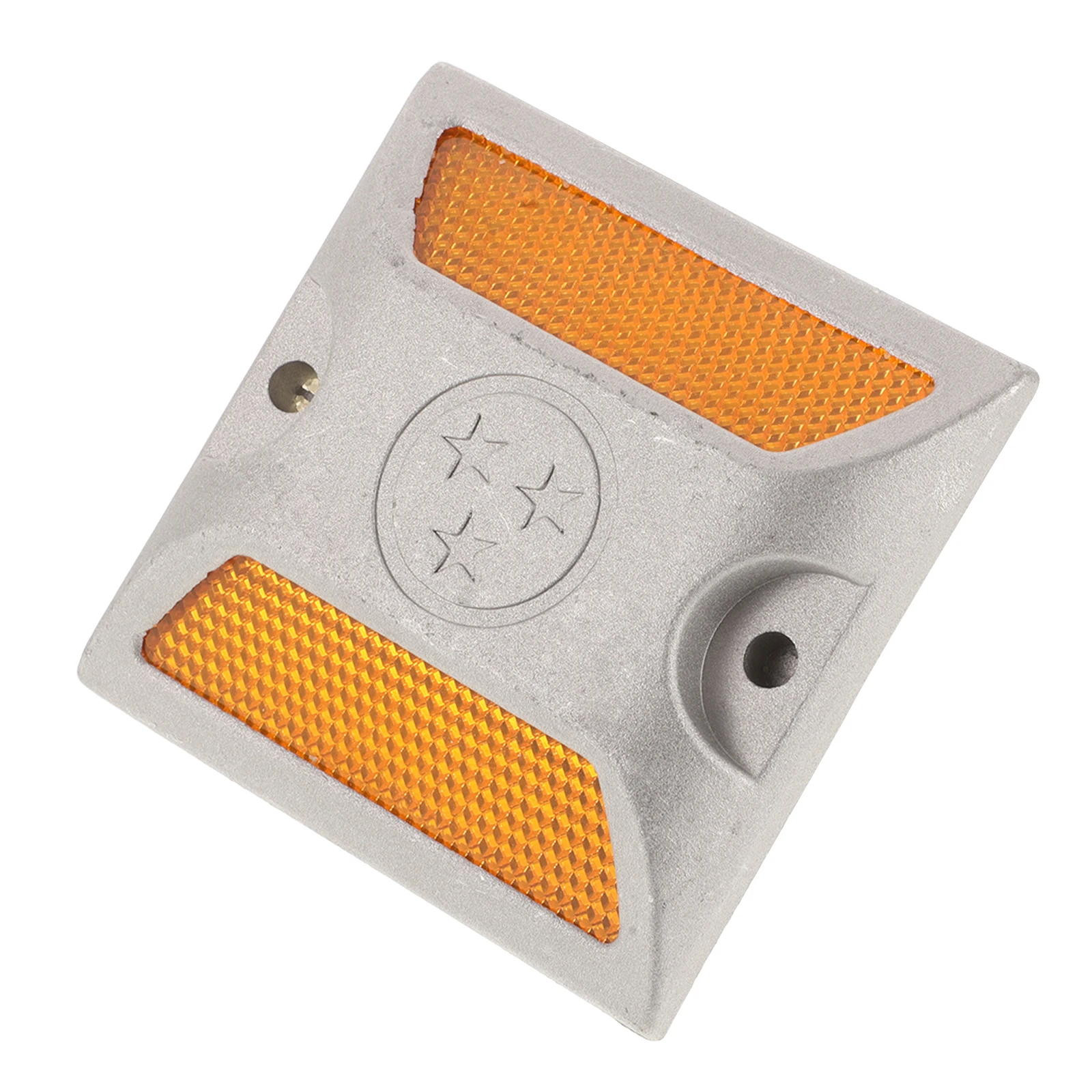 

Aluminum Stud Reflective Markers Road Pavement Drive Way Double Yellow Warning Reflector Pin Reflectors Plastic