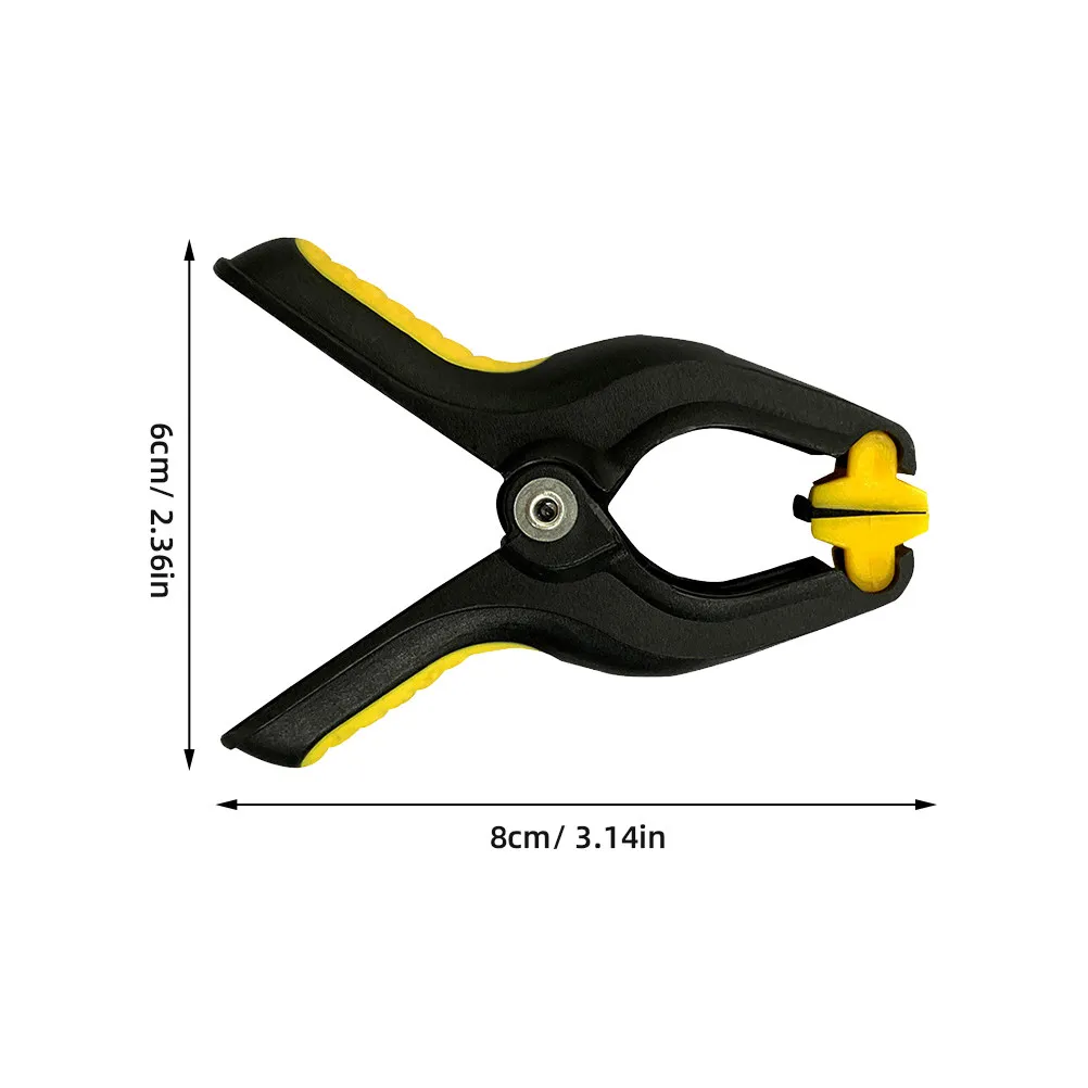 4Pcs Adjustable Screen Fastening Clamps Phone Screen Repair Tool Kit with Non-Scratch Sponge Pads for LCD Tablet Flat Surface