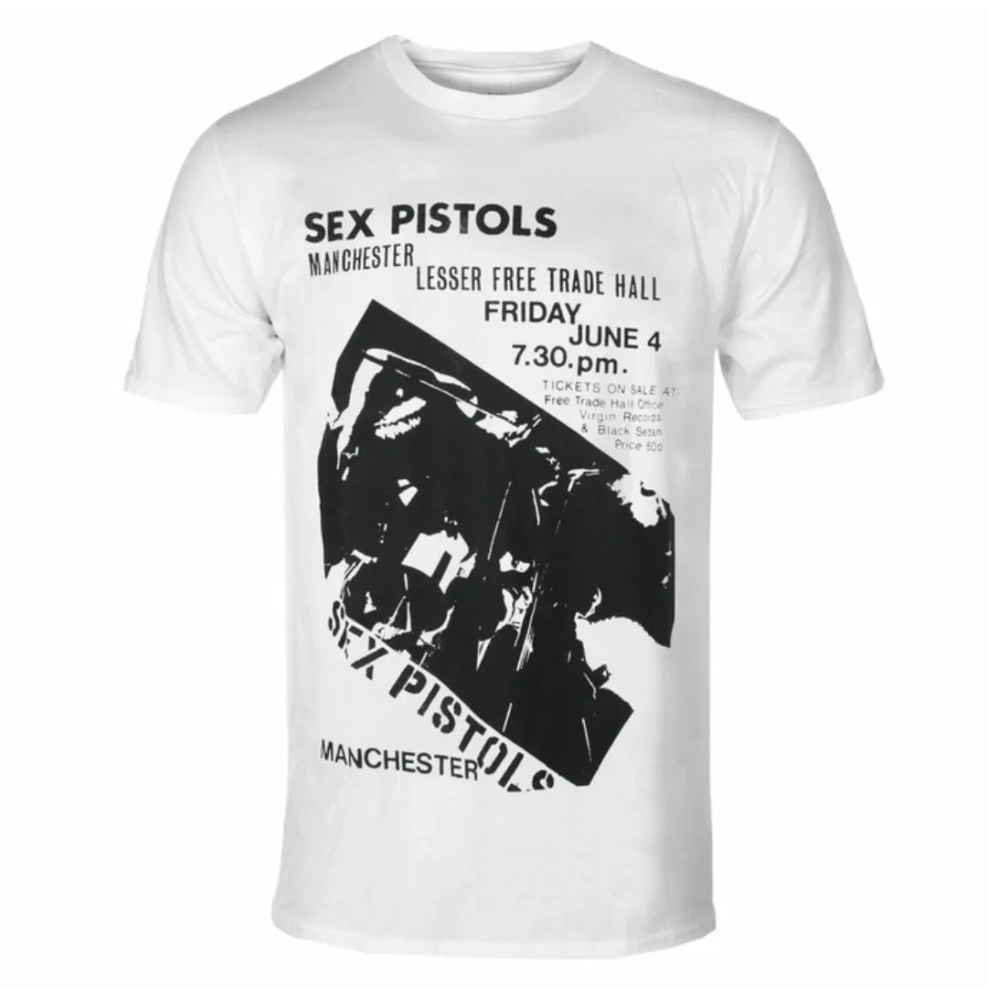 Sex Pistols - Never Mind The Bollocks Printed T-shirt - Vintage Punk Band Style Daily T-shirt - Suitable for Both Men and Women