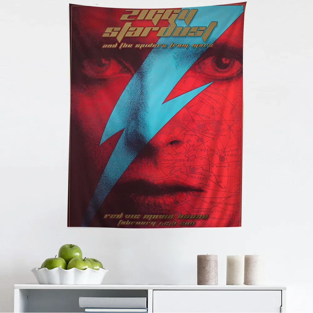 

S-Singer D-David Bowies Hanging Bohemian Tapestry Bohemian Wall Tapestries Mandala Kawaii Room Decor
