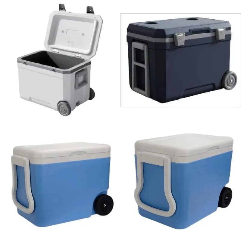 Hot Sale Popular Large Capacity 45L Fashion High Quality Food Warm Portable Beer Wine Water Frozen Plastic Cooler Box