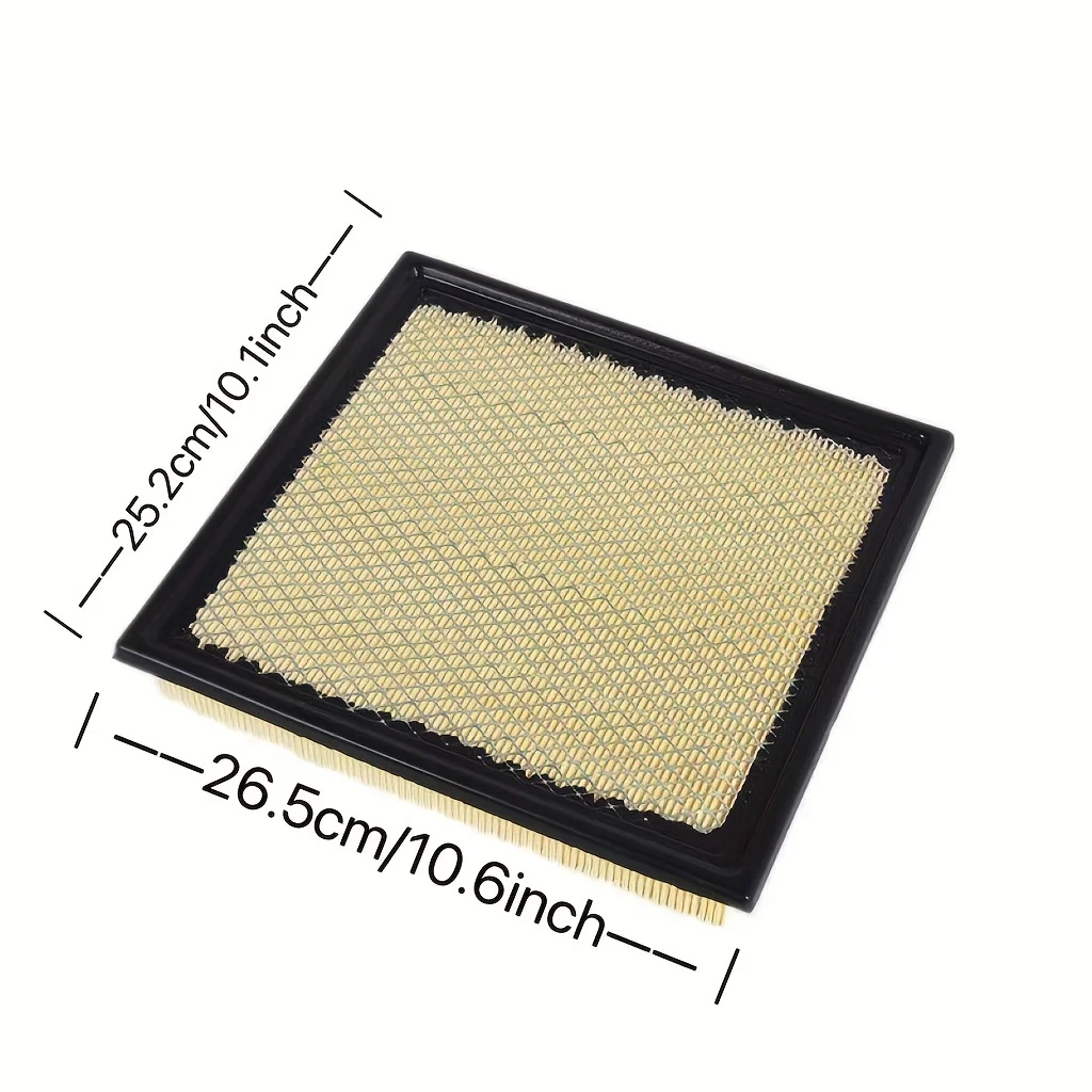 Filtro de Aire Plegado para Automóvil, Cartucho de Filtro de Aire, Ensamblaje de Elemento de Filtro de Aire para Ford F-150 F350 F550 U324 U553 Lincoln U326 U554 2009-2025