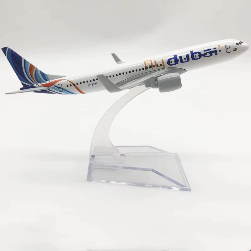 

16 см самолеты Flydubai Airlines Boeing B737 металлическая модель самолета игрушки Коллекционный дисплей
