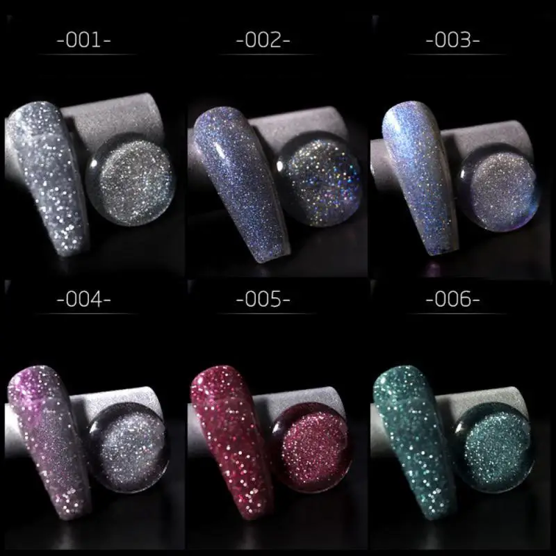 Nail Glitter Powder 3d Effect Vibrant Holographic Powder Holographic Nails Best-selling Laser Pigment Sparkling High-quality Diy