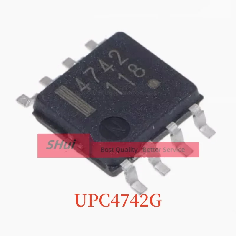 10pcs UPC4742G 4742 SOP-8 เครื่องขยายเสียงชิปวงจรรวม IC ใหม่