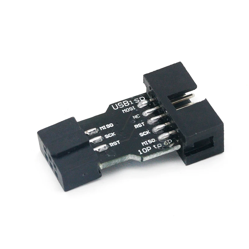 10Pin To 6PiN Convert To Standard 10 Pin To 6 Pin Adapter Board For ATMEL STK500 AVRISP USBASP ISP Interface Converter AVR