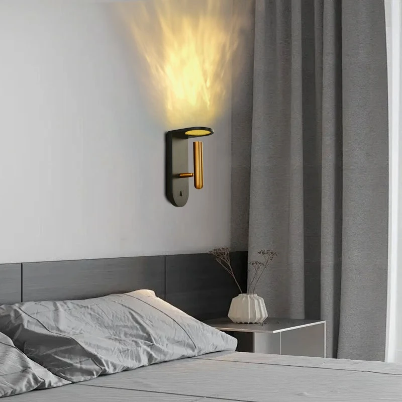 Creative Nordic Flame Lights LED Wall Lamps Bedroom Living Room Lighting Fixtures Hallway Stairs Indoor Embellish Wall Sconces