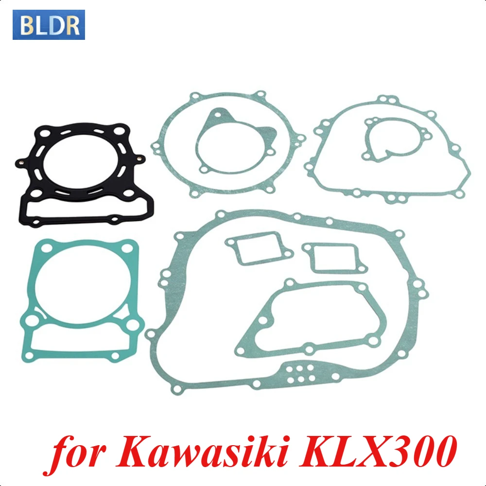 Motorcycle Accessories Cylinder Head Overhaul Gasket Mat Kit for Kawasiki KLX300 1996-2007 KLX300R KLX300SM KLX300 2021-2025