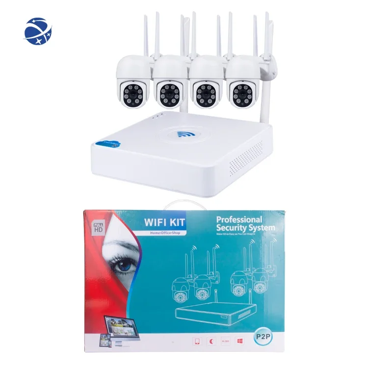 Factory wholesale smart home security 5MP network camera surveillance system wireless wifi nvr kit 3MP security camera system