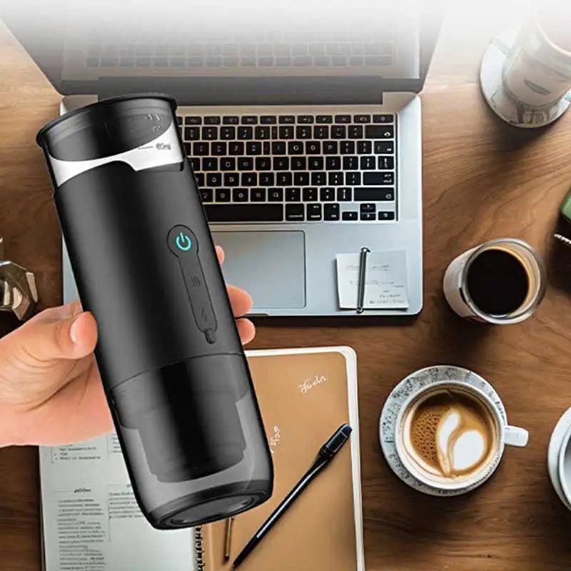 

Portable Coffee Maker Suitable for Ground Coffee and Coffee Capsules Rechargeable Handheld for Travel 917