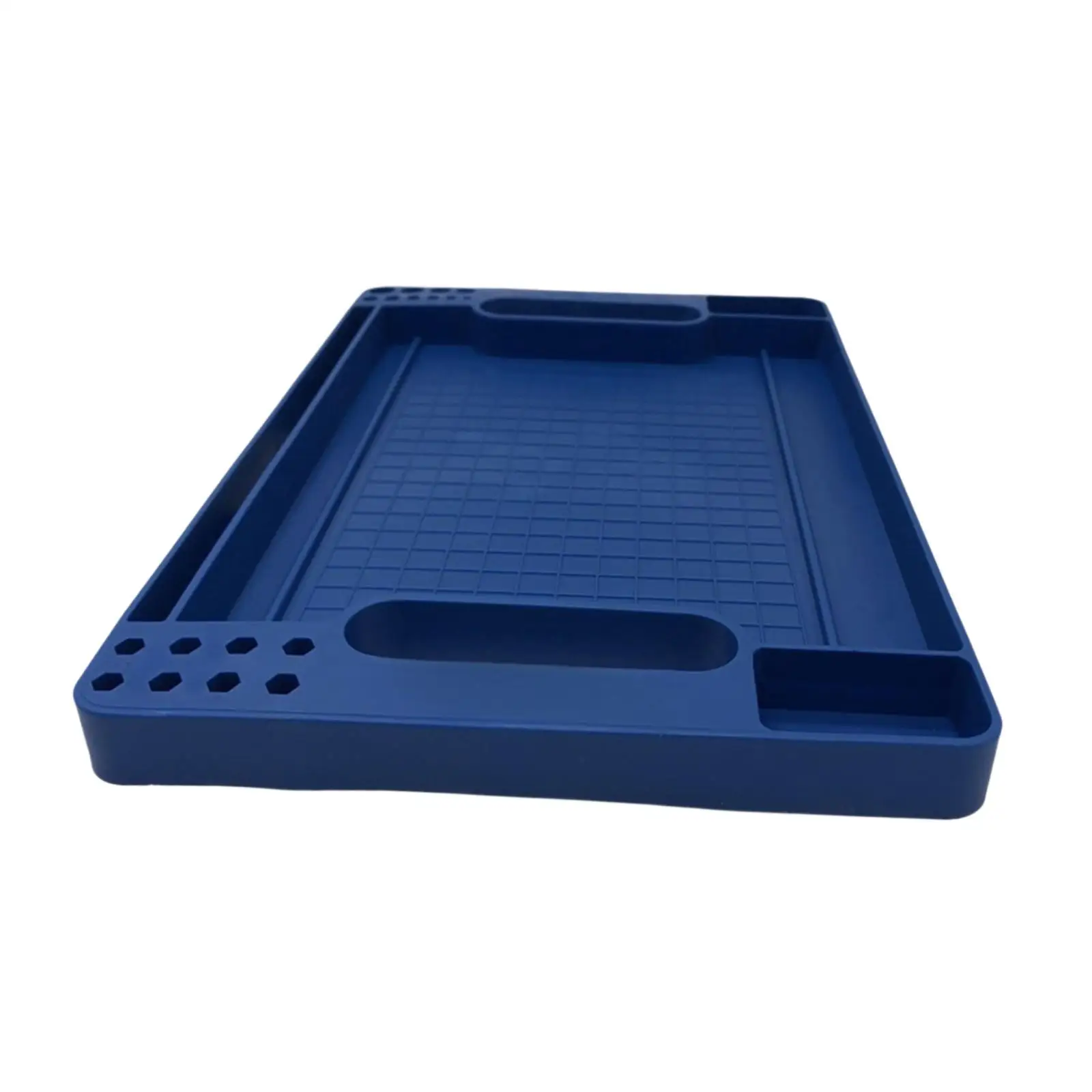 Silicone Tool Organizer Tray Heat Resistant Non Slip Mat for Garage Tool Arrangement and Storage