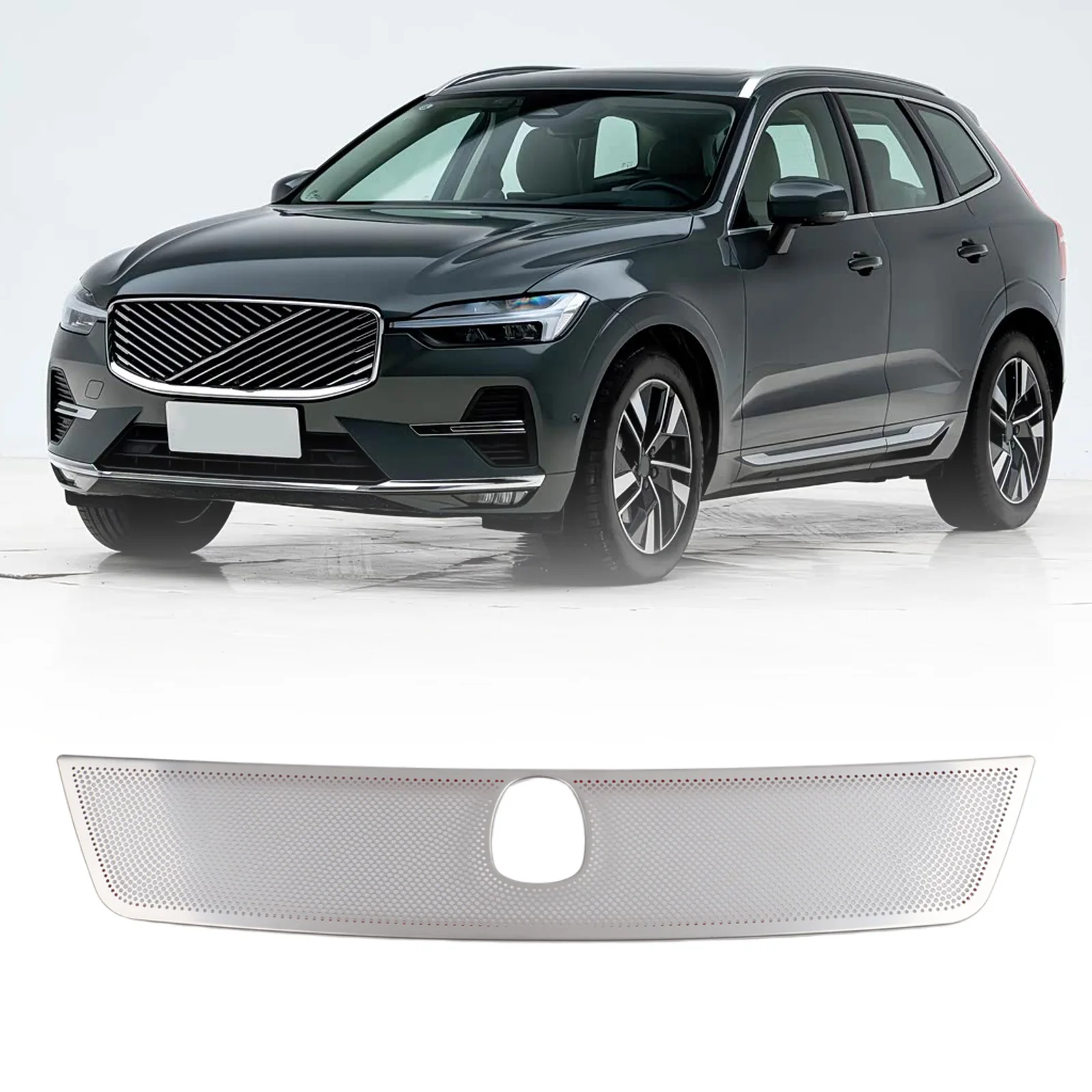 Air Conditioning Vent Cover Silver,Black Air Vent Cover Precise Fit Stainless Steel Material Sleek Silver-black Finish