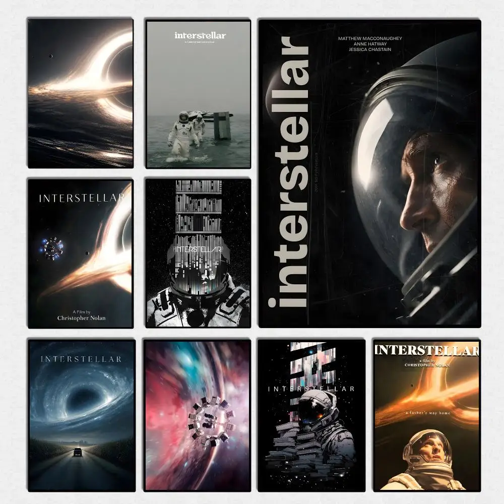 movie I-Interstellar Poster High Quality Wall Art for Home Office Bedroom Living Room Hallway Bar Perfect Gift Idea
