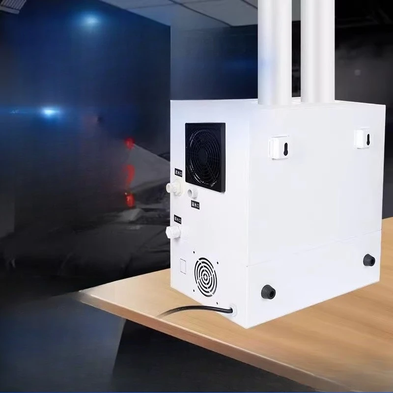 Wall-mounted humidifier atomization dust reduction high power large fog volume large dust removal
