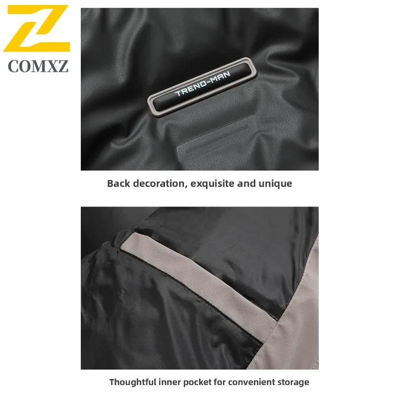 COMXZ Bread Jacket Handsome Loose Warm Korean Fashion Travel Padding Coat Streetwear Windproof Cozy Down Jacket Men's Clothing