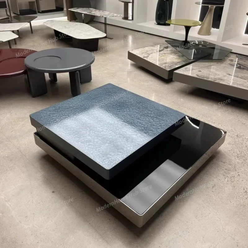 Creativity High End Coffee Table Designer Quality Mechanism Organizer Coffee Table Adjustable Unique Mesas Bajas Salon Furniture