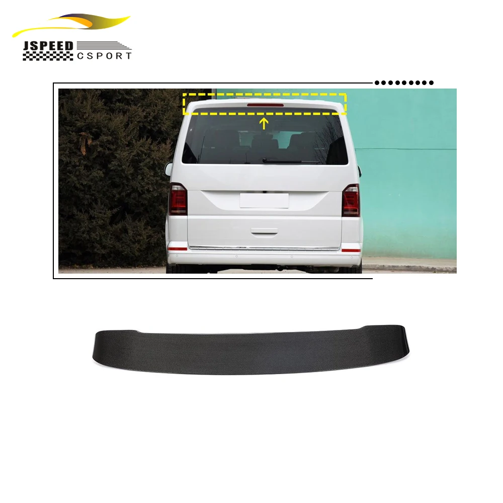

Suitable for Carbon fiber rear roof spoiler of Volkswagen T6 MULTIVAN 2015-2020