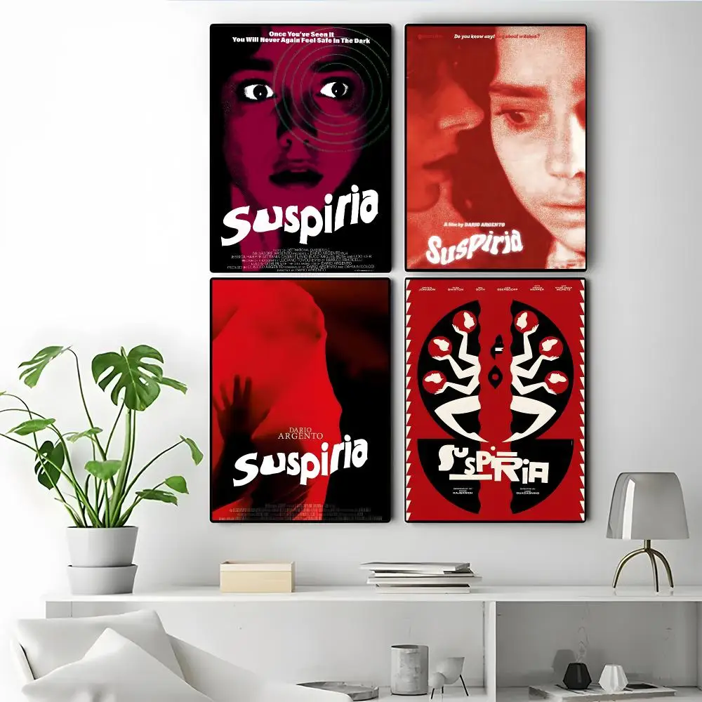 Suspiria Poster Modern Elegant Wall Stickers, Home Decor Poster, Wall Art for Living Room & Dorm